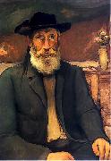 Wladyslaw slewinski, Self-portrait in Bretonian hat
